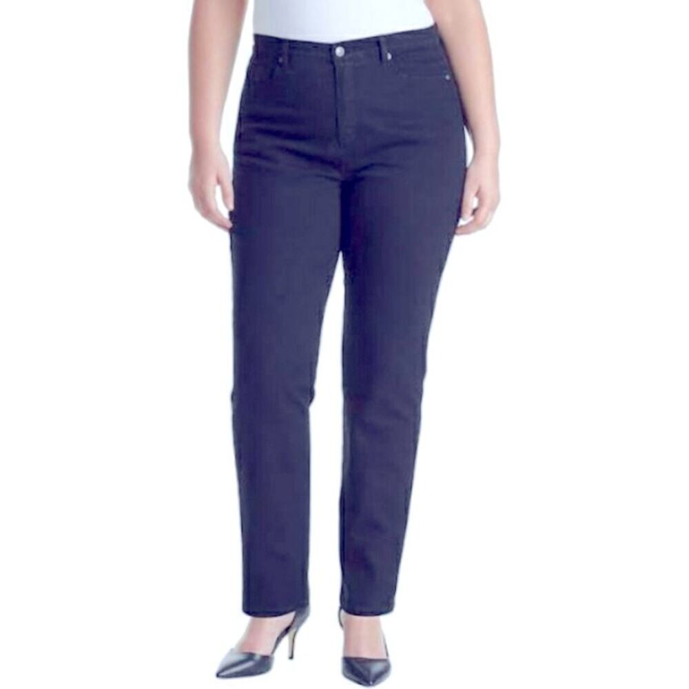 Gloria Vanderbilt Amanda 2.0 Slim Leg Jeans 24W Dark Wash Stretch High Rise